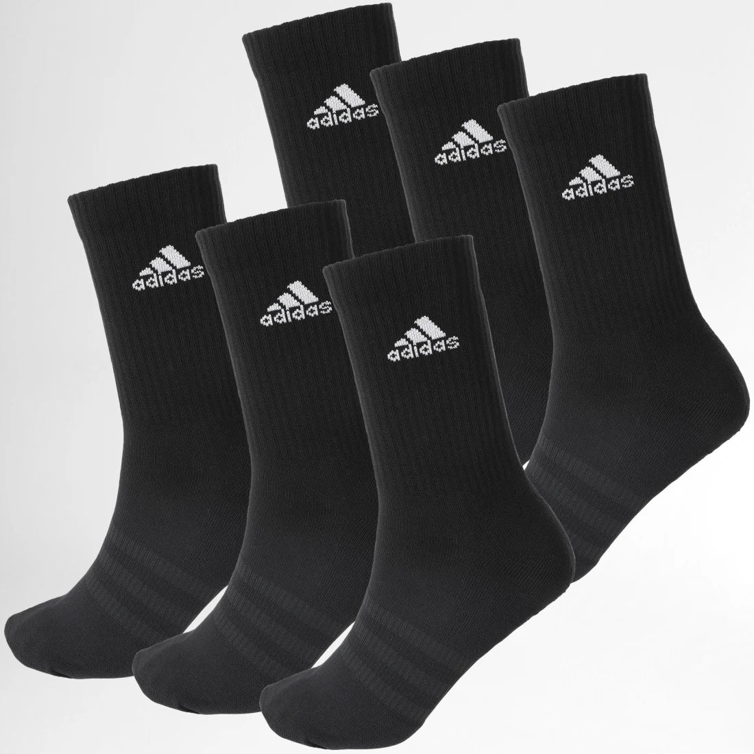 6 Paires Chaussettes Hautes Noires