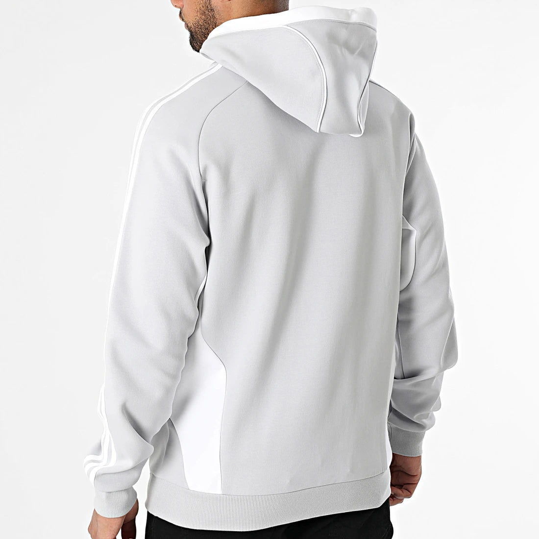 Sweat Capuche Real Madrid Gris Clair